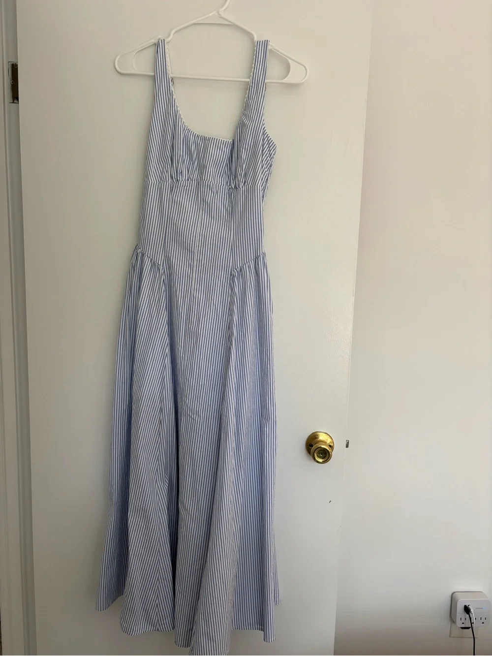 Abercrombie & Fitch Blue and White Striped Dress